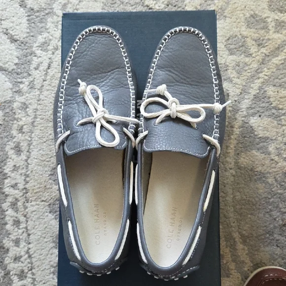 Cole Haan | Shoes | Cole Haan Gray Loafers Slipon Shoes  display picture 3